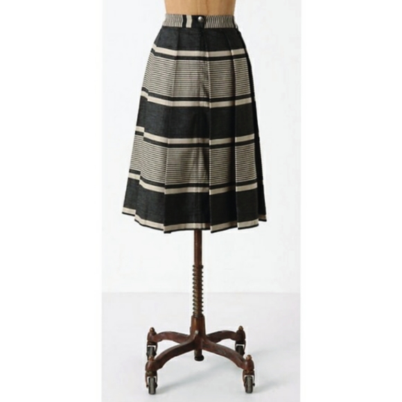 Anthropologie Pleated Skirt - Picture 2 of 6